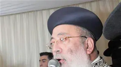 הרב שלמה עמר בחתונת בנו של שלמה בניזרי, נובמבר 2010