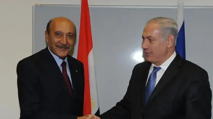 ראש הממשלה בנימין נתניהו נפגש עם ראש המודיעין המצרי עומר סולימאן ראש הממשלה בנימין נתניהו נפגש עם ראש המודיעין המצרי עומר סולימאן