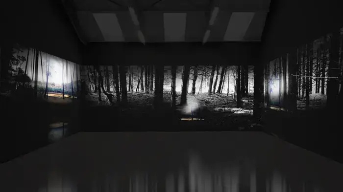 יהודית סספורטס, "The Lightworkers", מיצב וידיאו, 2010 יהודית סספורטס, "The Lightworkers", מיצב וידיאו, 2010