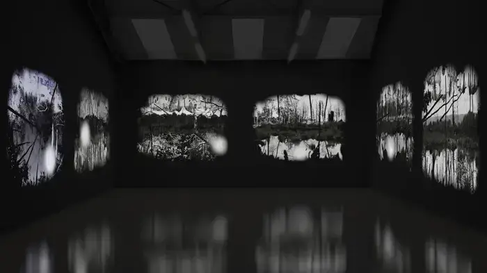 יהודית סספורטס, "GHARDY Local Voice", מיצב וידיאו, 2009 יהודית סספורטס, "GHARDY Local Voice", מיצב וידיאו, 2009