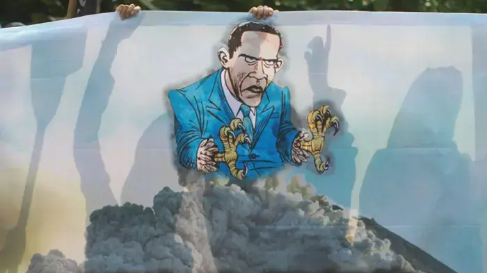 הפגנות נגד ביקורו של אובמה באינדונזיה