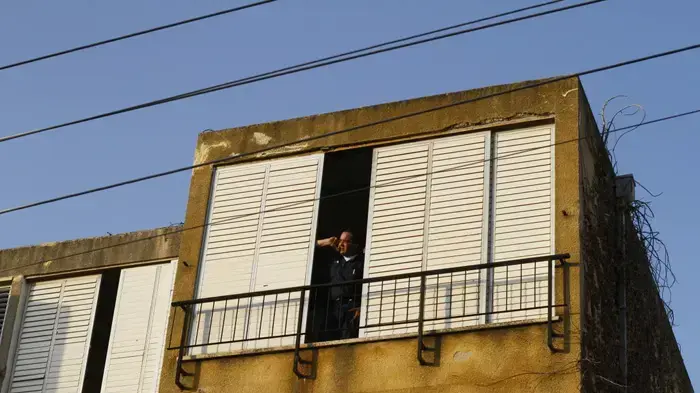 הרחוב ברעננה בו גרו נטלי ורוני אלוני שנרצחו על ידי אמן, נובמבר 2010