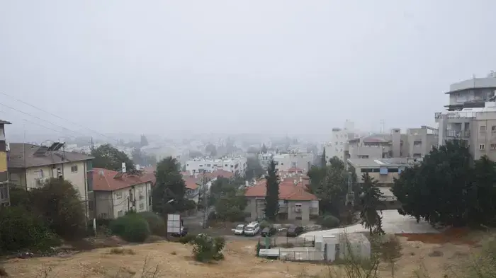 ערפל כבד באזור המרכז, נובמבר 2010 ערפל כבד באזור המרכז, נובמבר 2010