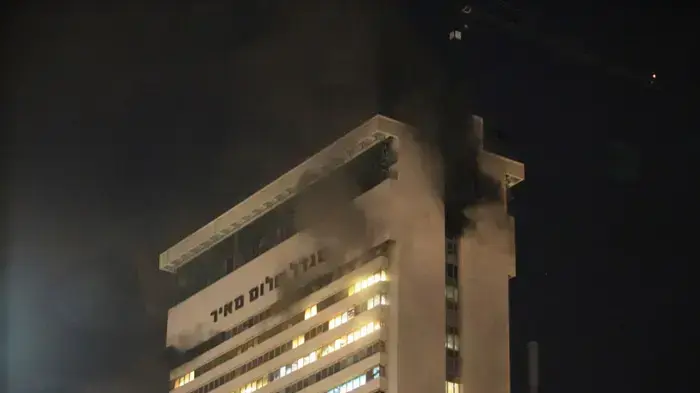 שריפה במגדל שלום, נובמבר 2010