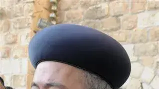 הרב שלמה עמאר בתפילה המונית למען הגשם בכותל, נובמבר 2010               