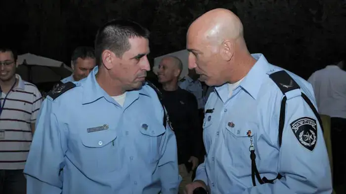 אילן פרנקו ויואב סיגלוביץ' בטקס הדלקת נר ראשון של חנוכה במשכן הנשיא