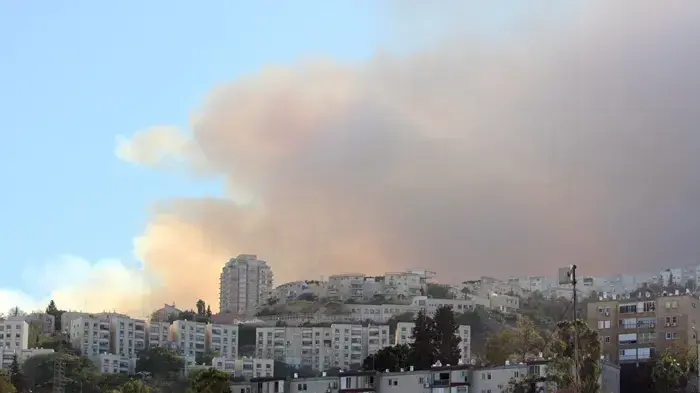 שריפת ענק בעוספיה, דצמבר 2010 שריפת ענק בעוספיה, דצמבר 2010