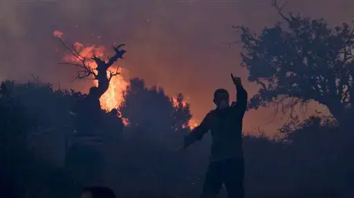 שריפה בכרמל, יום שישי, דצמבר 2010 שריפה בכרמל, יום שישי, דצמבר 2010