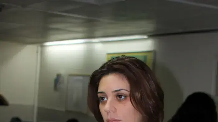 חופית חייט, רעייתו של הכבאי הפצוע, דני חייט, הנמצאת בחודש ה-9 להריונה, יום שבת