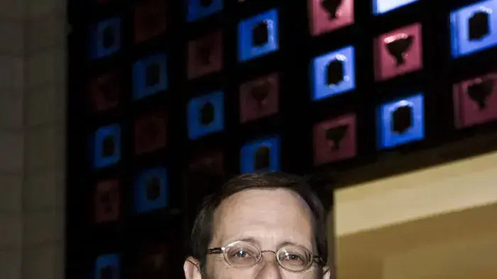 משה פייגלין בחתונתה של מרגלית הר שפי, דצמבר 2010
