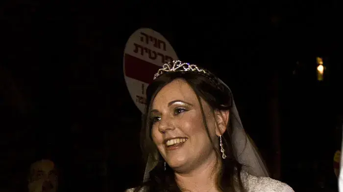 מרגלית הר שפי בחתונתה, דצמבר 2010