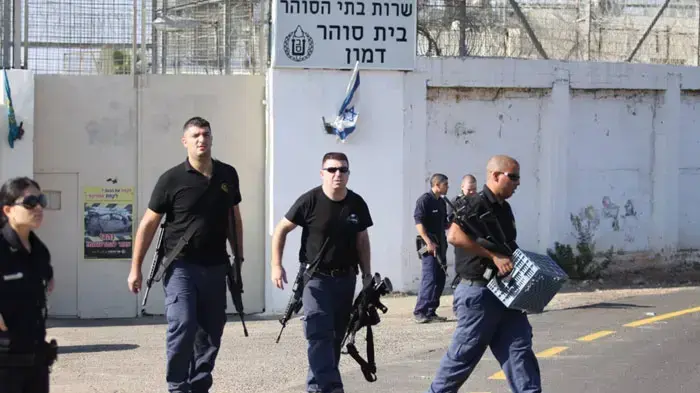 אסירים חוזרים לכלא דמון אחרי שריפת הענק בכרמל, דצמבר 2010