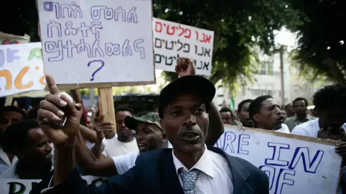 הפגנת זכויות האדם בתל אביב