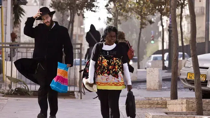 הסופה הראשונה של החורף, ירושלים, דצמבר 2010                 