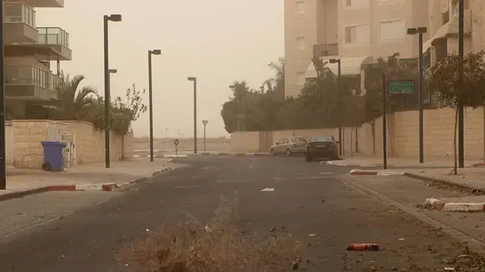 סופות חול בבאר שבע, סופה ראשונה של החורף, דצמבר 2010