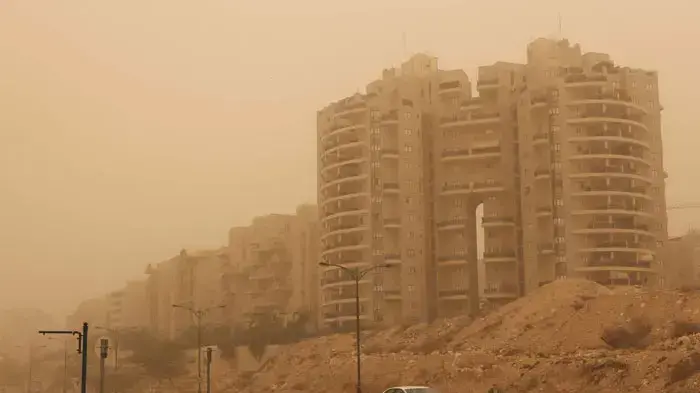 סופות חול בבאר שבע, סופה ראשונה של החורף, דצמבר 2010