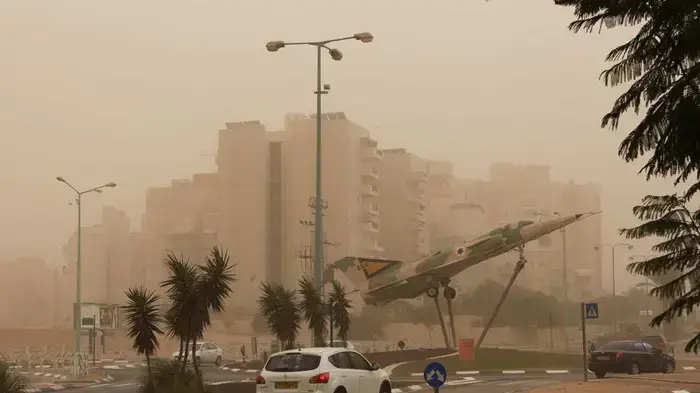 סופות חול בבאר שבע, סופה ראשונה של החורף, דצמבר 2010 סופות חול בבאר שבע, סופה ראשונה של החורף, דצמבר 2010