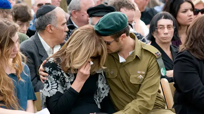 הלוויתו של האלוף לשעבר אברהם אברשה טמיר, דצמבר 2010