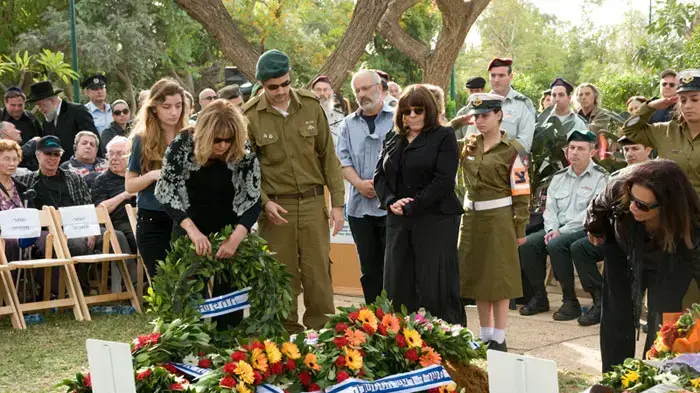 הלוויתו של האלוף לשעבר אברהם אברשה טמיר, דצמבר 2010