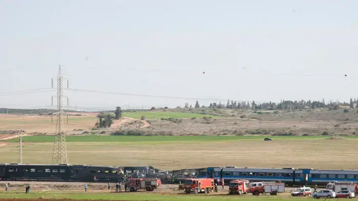 שריפה פרצה ברכבת בדרך לתל אביב, דצמבר 2010