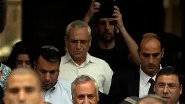 הנשיא לשעבר משה קצב בהכרעת הדין, דצמבר 2010