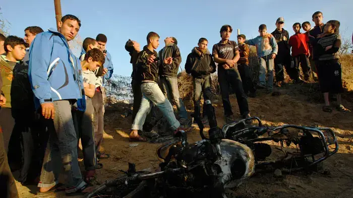 זירת החיסול של פעיל ג'יהאד איסלמי על ידי צה"ל ממזרח לעיר חאן יונס זירת החיסול של פעיל ג'יהאד איסלמי על ידי צה"ל ממזרח לעיר חאן יונס