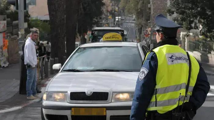 עומסי תנועה כבדים בעקבות סגירת רחוב יפו בירושלים עקב הכנת תשתית לרכבת הקלה, ינואר 2011
