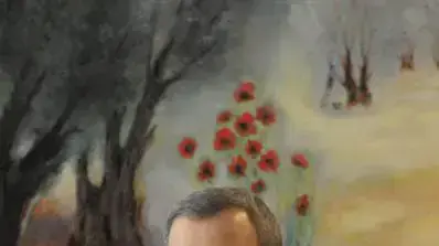 אהוד ברק במסיבת העיתונאים בה פרש ממפלגת העבודה, ינואר 2011