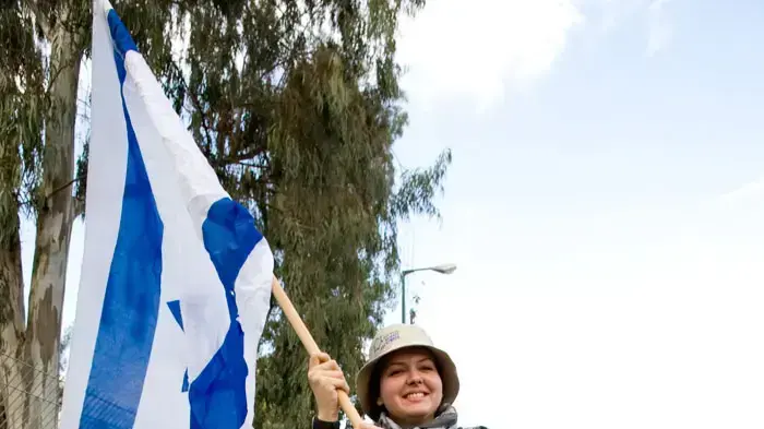 היום הראשון של מסע האלונקות, צעדת מחאה מהבקו"ם לירושלים, כנגד ההשתמטות, ינואר 2011