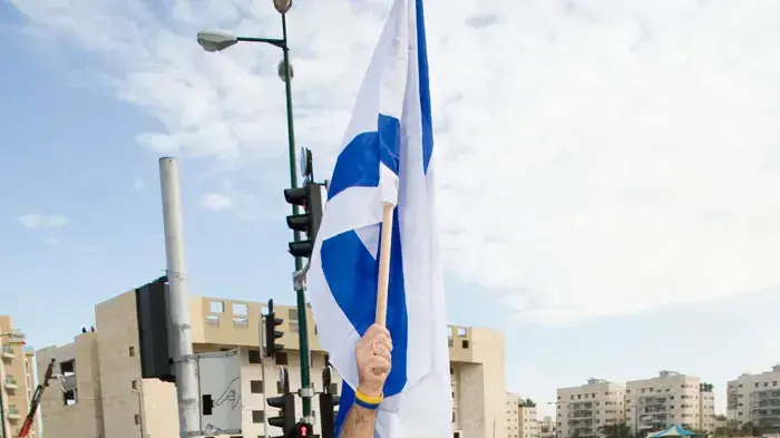היום הראשון של מסע האלונקות, צעדת מחאה מהבקו"ם לירושלים, כנגד ההשתמטות, ינואר 2011