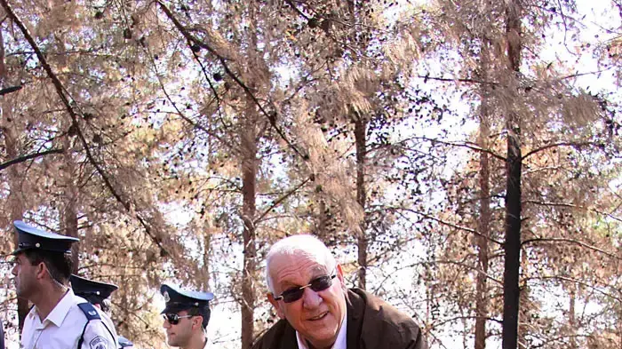 ראובן ריבלין בנטיעות לכבוד ט"ו בשבט 