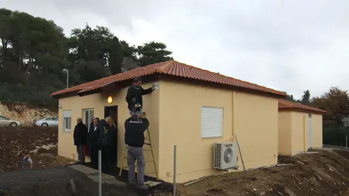 חנוכת אתר הקרווילות בבית אורן, ינואר 2011 חנוכת אתר הקרווילות בבית אורן, ינואר 2011