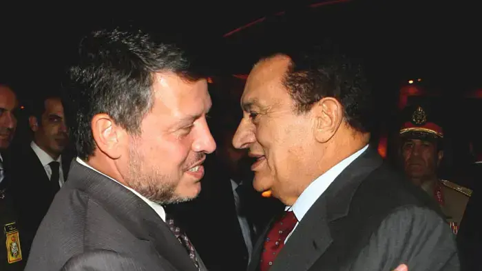 חוסני מובארק והמלך עבדאללה השני, אוקטובר 2006
