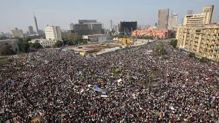 מהומות במצרים, הפגנות בכיכר תחריר לקראת "הפגנת המליון",ינואר 2011 מהומות במצרים, הפגנות בכיכר תחריר לקראת "הפגנת המליון",ינואר 2011