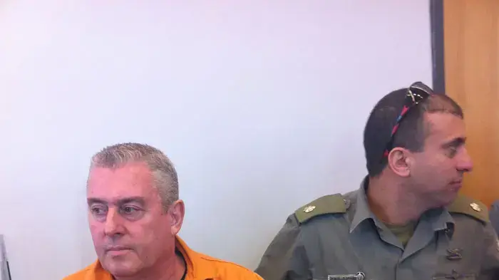 זאב רוזנשטיין בדיון בבית המשפט בנצרת, ינואר 2011