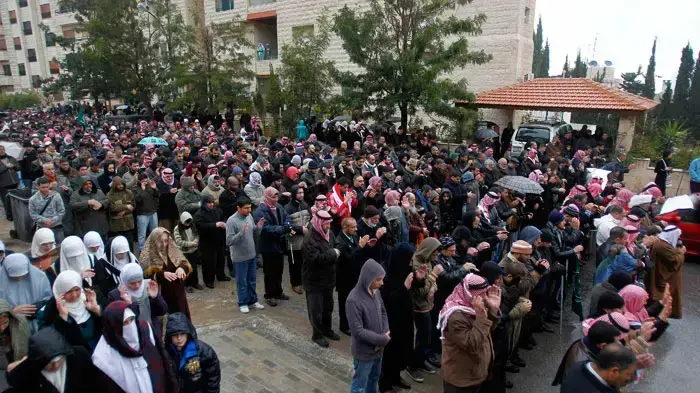 הפגנת מחאה של חזית הפעולה האיסלמית נגד השלטון בעמאן, ירדן הפגנת מחאה של חזית הפעולה האיסלמית נגד השלטון בעמאן, ירדן
