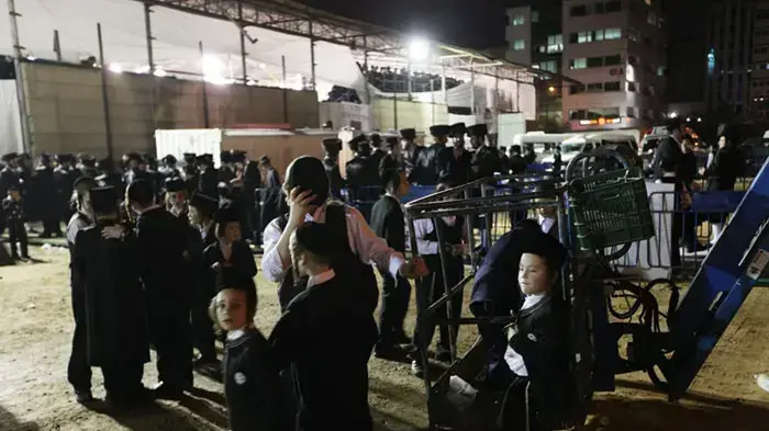 חתונת נכדתו של האדמו"ר מוישניץ בבני ברק, פברואר 2011