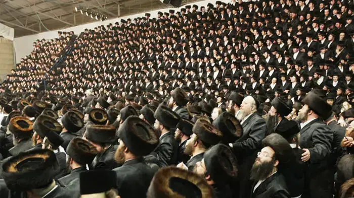 חתונת נכדתו של האדמו"ר מוישניץ בבני ברק, פברואר 2011