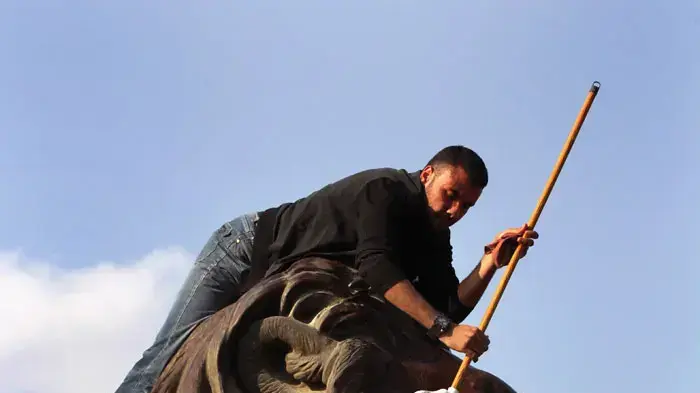 תחילת הניקיונות בקהיר, אחרי הודעתו של מובארק, פברואר 2011