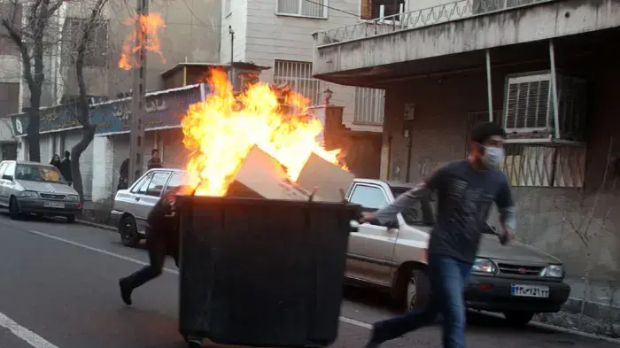 הפגנות אופוזיציה בטהרן בירת אירן, 14 בפברואר 2011