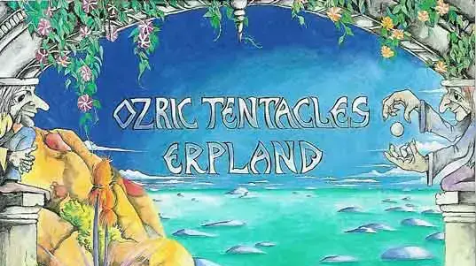 עטיפת האלבום " Ozric Tentacles , " Erpland עטיפת האלבום " Ozric Tentacles , " Erpland