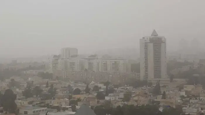 מזג אוויר אביך בעיר באר שבע, פברואר 2011