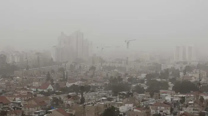 מזג אוויר אביך בעיר באר שבע, פברואר 2011