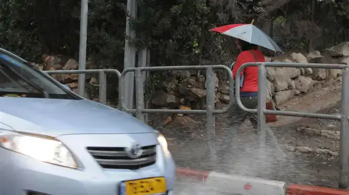 מזג אוויר סוער בירושלים, פברואר 2011