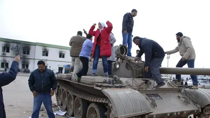מהומות בעיר בנגאזי, לוב, פברואר 2011 מהומות בעיר בנגאזי, לוב, פברואר 2011