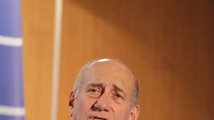 ראש הממשלה לשעבר אהוד אולמרט, בכנס Landmark Ventures, פברואר 2011