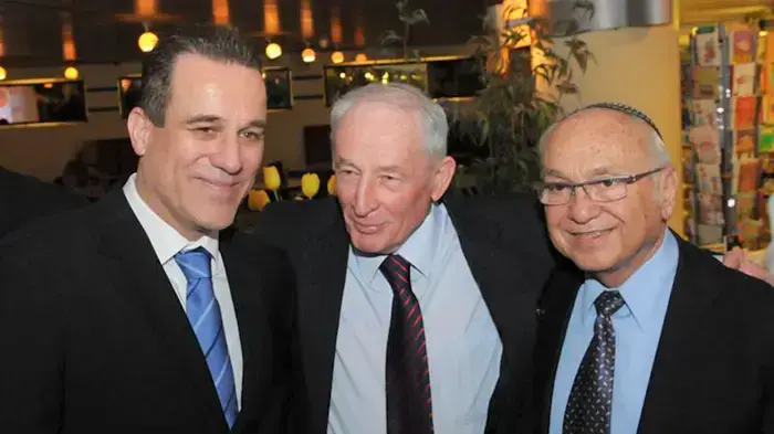 יעקב נאמן, יורי גיא רון ויהודה ויינשטיין בטקס לציון יובל ללשכת עורכי הדין, פברואר 2011