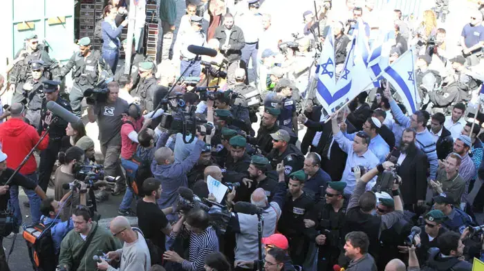 הפגנה וצעדה של פעילי ימין בשכונת עג'מי שביפו, מרץ 2011