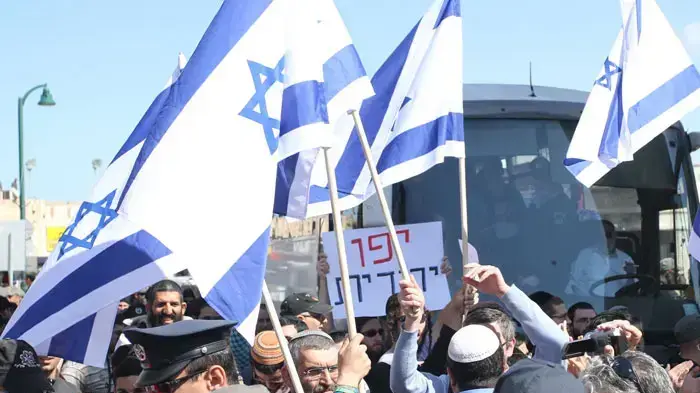 הפגנה וצעדה של פעילי ימין בשכונת עג'מי שביפו, מרץ 2011