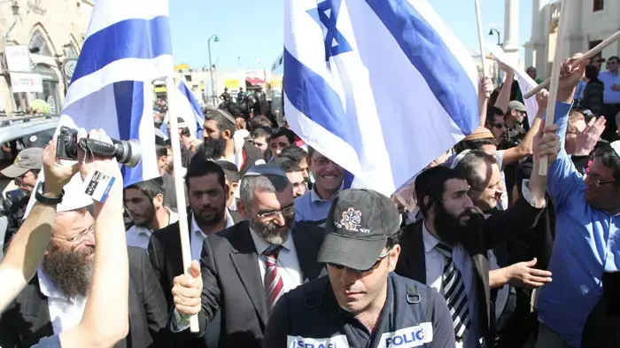 הפגנה וצעדה של פעילי ימין בשכונת עג'מי שביפו, מרץ 2011
